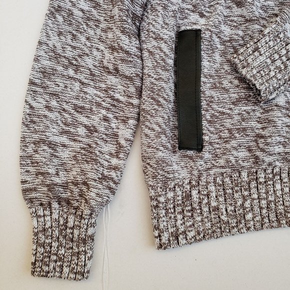 New GUESS Men's Drian Mock-Neck Zip Sweater - Picture 6 of 10